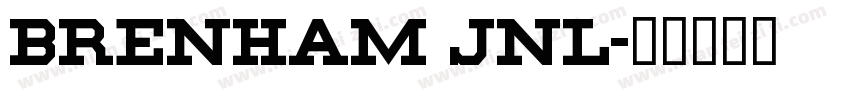 Brenham JNL字体转换